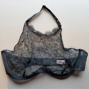 Agent Provocateur Halter Black Lace Underwire Bra